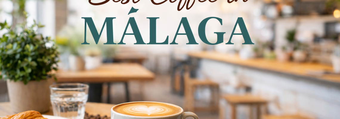 best coffee in malaga with cappuccino and modern cafe setting