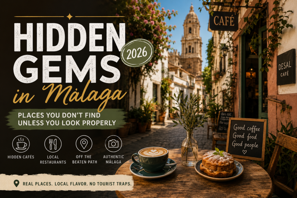 Hidden gems in Málaga café street scene with local charm