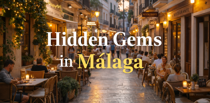 hidden gems in malaga with cozy cafes and local restaurants in evening street