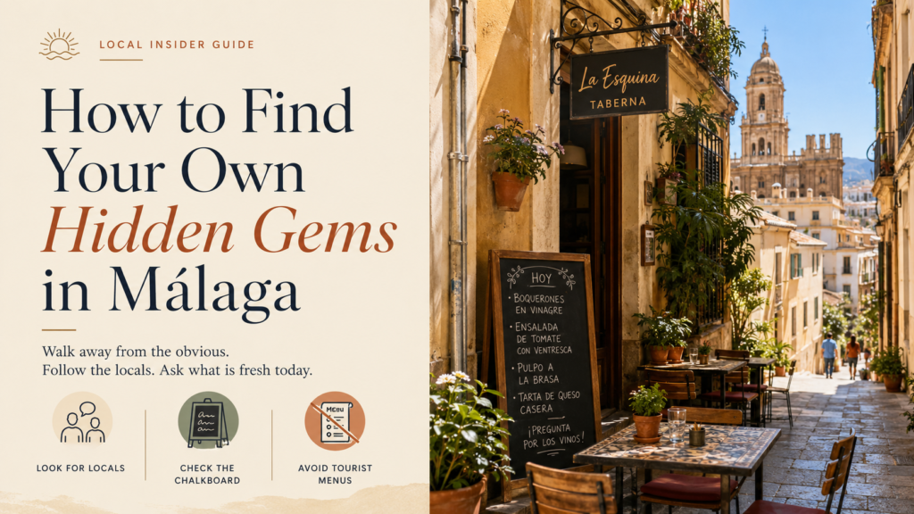 How to find hidden gems in Málaga local street guide