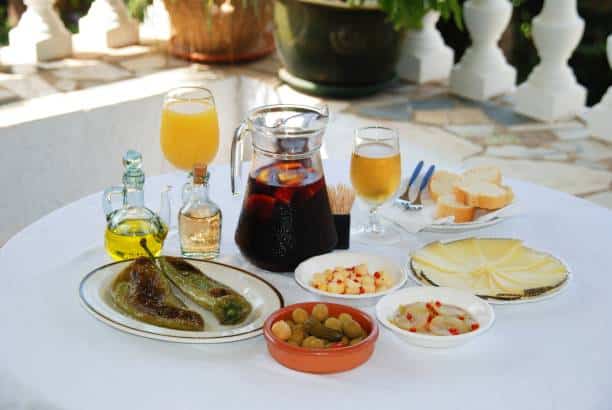 Hälsosam brunch i Málaga