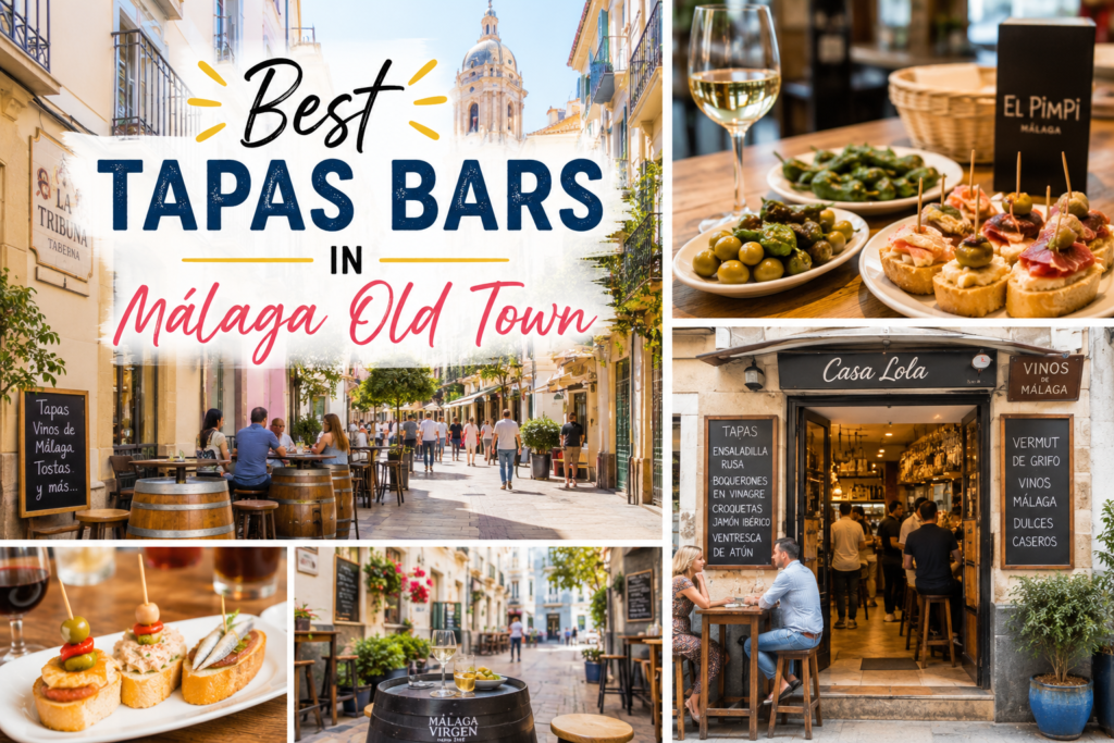 Nice tapas bars in Málaga old town