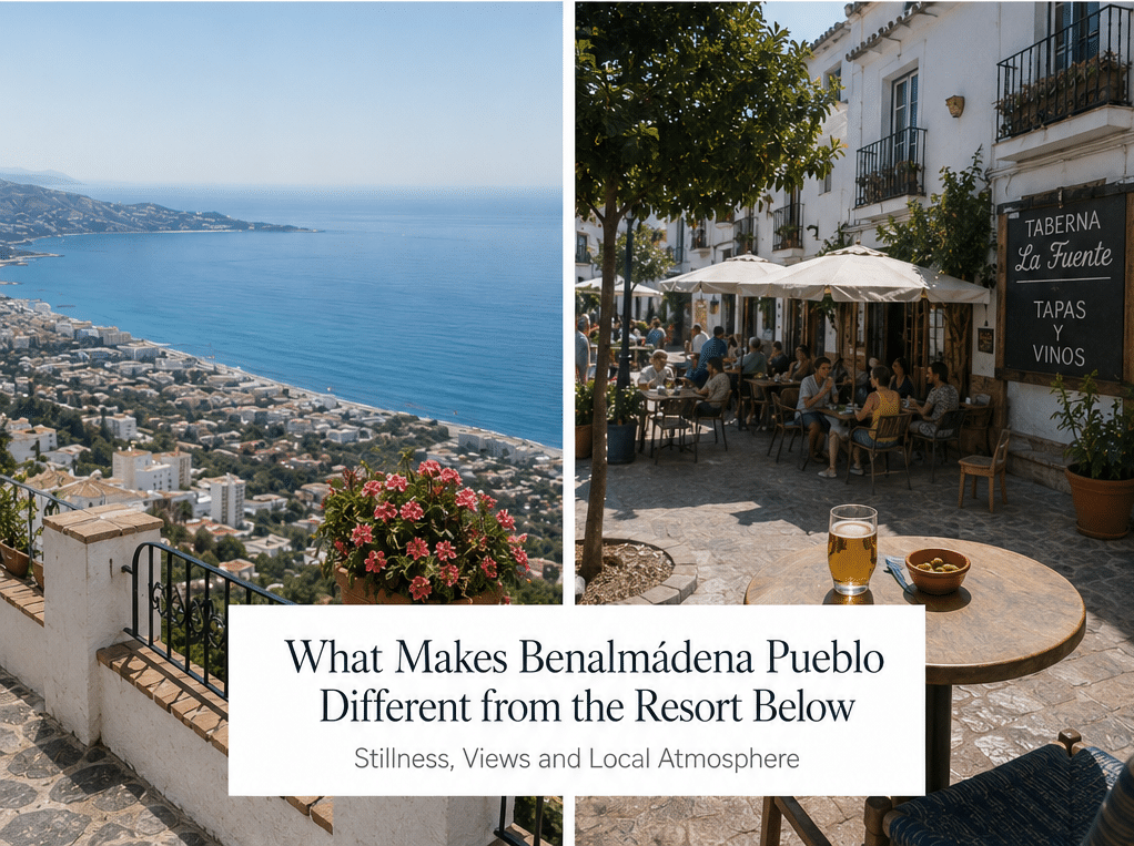 Things to do on the coast of Malaga - What makes Benalmádena Pueblo different from the resort below