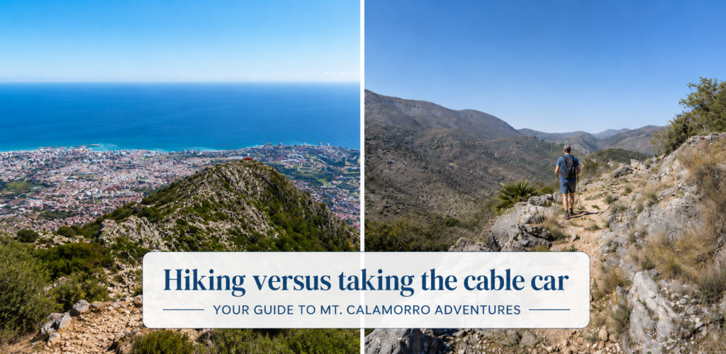 Things to do on the Málaga coast - Hiking versus taking the cable car