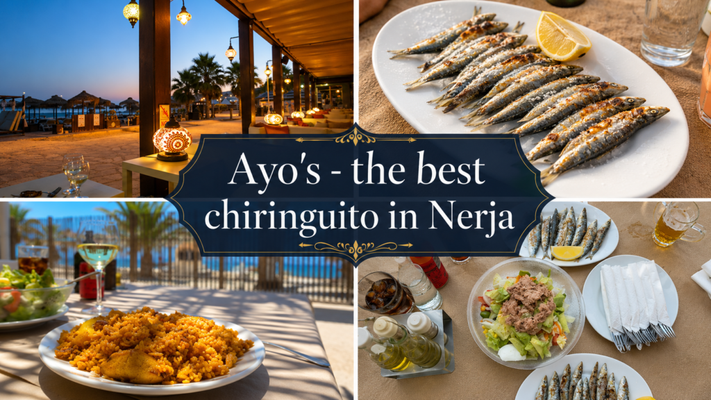Ayo’s best chiringuito in Nerja with seafood and beach views