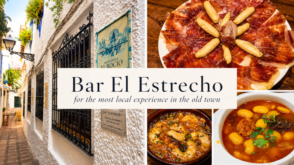 Bar El Estrecho in Marbella old town