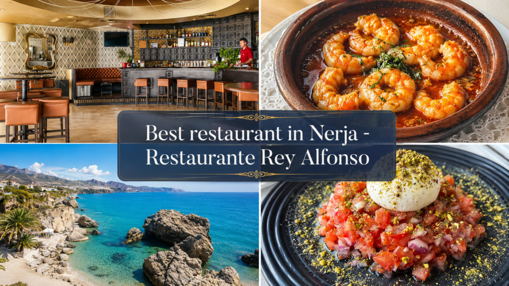 Best restaurant in Nerja collage of Restaurante Rey Alfonso