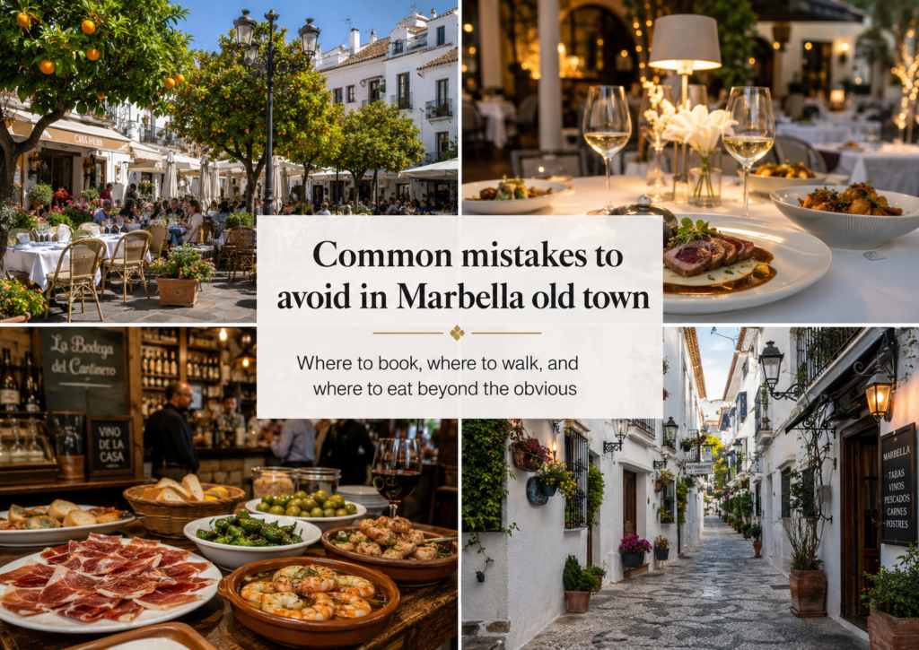 Common mistakes to avoid in Marbella old town