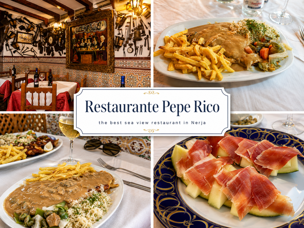 Restaurante Pepe Rico best sea view restaurant in Nerja
