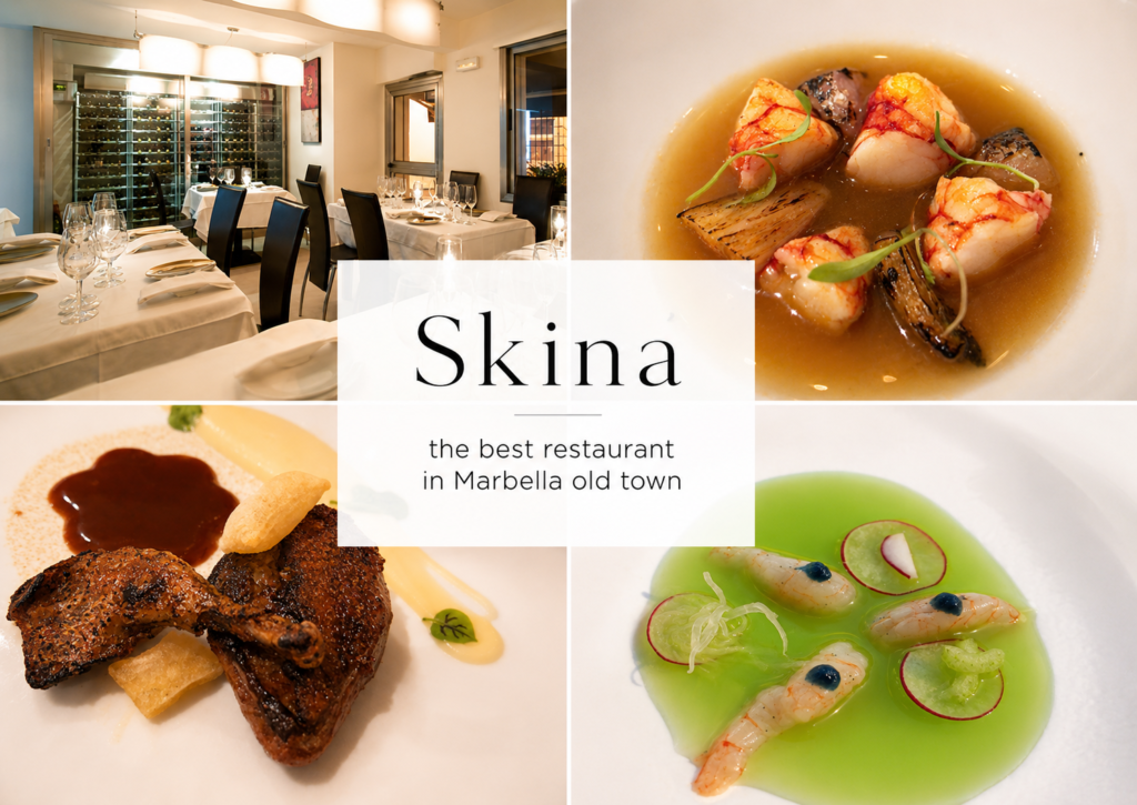 Skina best restaurant in Marbella old town